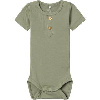 NAME IT Kortærmet Body Jular Oil Green