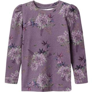 Name It Arctic Dusk Blomstret Top