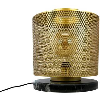 Nantes bordlampe, messing/sort