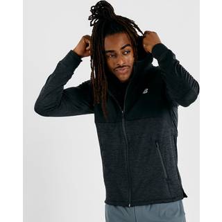 New Balance Running Heat Grid  Hooded Full Zip Black