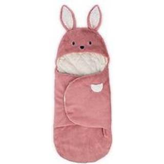 Gund Baby Oh So Snuggly Bunny Blanket Wrap Plush Hooded Baby T?ppe Wrap til nyf?dte Pink/Cream 26