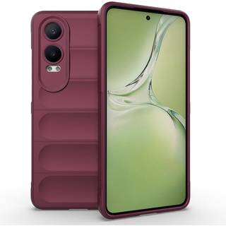 EIDERWOOD OnePlus Nord CE4 Lite (5G) Fleksibelt Plastik Bagside Cover - Vinrød