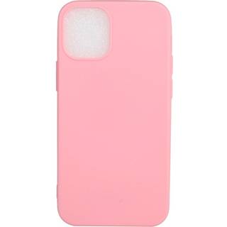 EIDERWOOD iPhone 12 Mini Mat Fleksibelt Plastik Mobil Cover - Lyserød