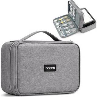 Universal organiseringstaske til elektronik - grå