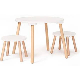 Kids Concept Bord & Stole, Lysebrun