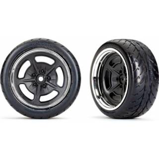 Traxxas 9373 Tires & Wheels 2.1" Touring Hot Rod Rear (2)