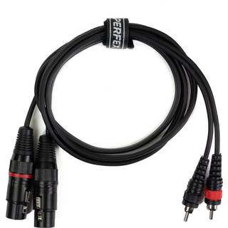 Perfex XLR Hun til Phono RCA Kabel (1,3m)