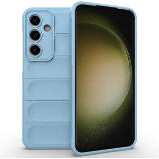EIDERWOOD Samsung Galaxy S24 FE Fleksibelt Plastik Bagside Cover - Blå