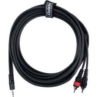 Perfex 3,5mm Minijack til RCA Phono Kabel (6m)
