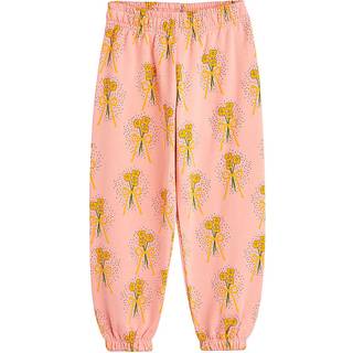 Mini Rodini Winter Flowers Aop Sweatpants Pink 116/122 cm  Lyserød  116/122 cm  kvinde