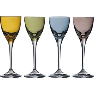 Joyful Snapseglas, mix, 4 stk.