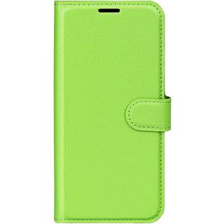 EIDERWOOD iPhone 16 Plus Litchi Læder Flip Cover m. Pung - Grøn