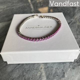 ANNEBRAUNER Tennis Petite Rose Armbånd - 17 CM