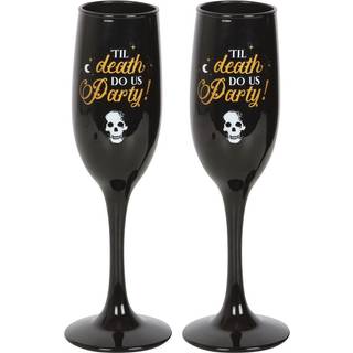 "Til Death Do Us Party" Champagnergläser Set