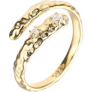 MerlePerle - Mabel ring i forgyldt sølv - One size