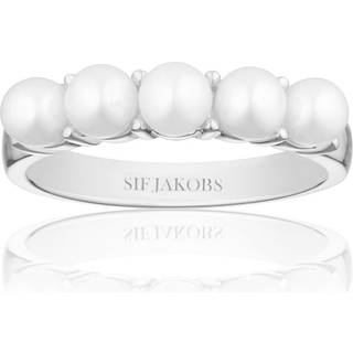 Sif Jakobs - Padua ring med perler i sølv - R22235-p