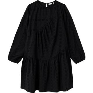 Name It Black Broderie Anglaise Kjole