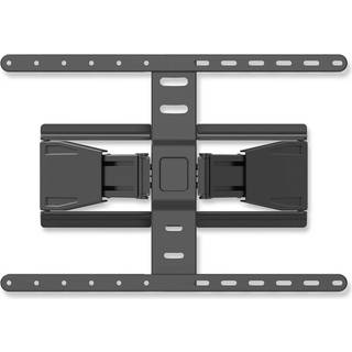 Nedis - Fuld Motion TV Vægbeslag | 43 - 90 " | Maksimal vægt: 50 kg | Vipbar | Kan drejes | Minimum vægafstand: 19.6 mm | 2 Drejepunkt(er) | ABS / Metal | Sort - TVWM5560BK