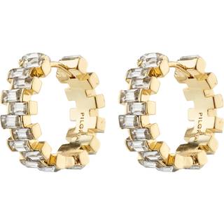 Pilgrim Heli Øreringe 18 kt. Forgyldt Messing 692432043 - Dame - Gold