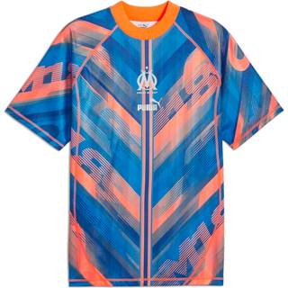 Men&#39;s Puma Olympique de Marseille ftbl STATEMENT Retro Jersey, Orange, Size XXL, Sport - Racing Blue - XXL