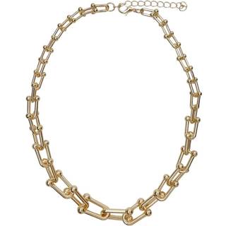 Black Colour - Bcorion Necklace - Gold Coloured