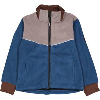Lindberg Kids' Stormy Jacket Windfleece Grey/Dark Blue, 130