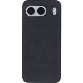 EIDERWOOD OnePlus Nord 4 Læderbelagt Plastik Cover - Sort