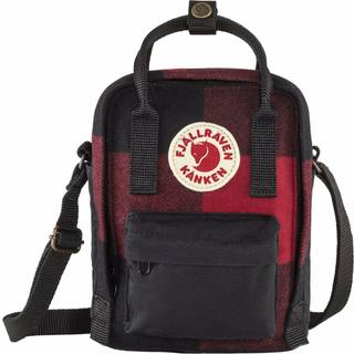 Fjällräven Kånken Re-wool Sling Red/Black, Red-Black, OneSize