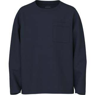 NAME IT Langærmet Bluse Vebbe Dark Sapphire