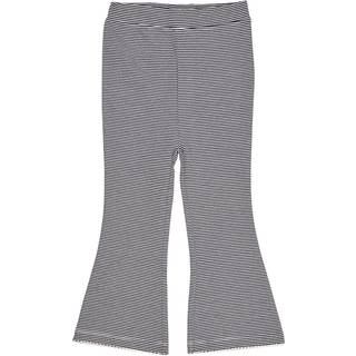 Copenhagen Colors Striped Flare Pant  Navy/Cream Stripe 110 cm  Marineblå  110 cm  Unisex