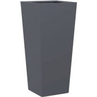 Plantekasse Stål Hvid - 1 / Stål/Antracitgrå / 35 x 35 x 75 cm