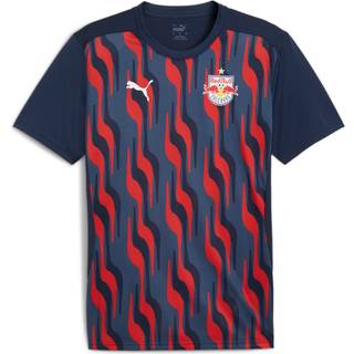 Men's Puma FC Red Bull Salzburg Pre-match Short Sleeve Jersey, Blue, Size XS, Clothing - Red - XS