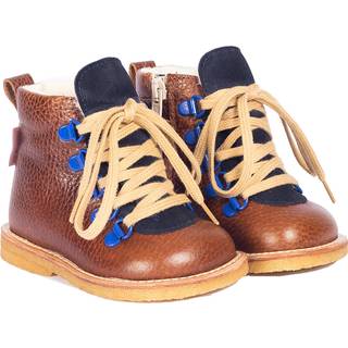 Angulus Cognac/navy Vinterstøvle Med Tex - Str. 23