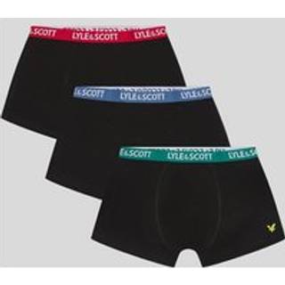 Lyle & Scott Lyle & Scott Black Underwear Boys Markus Trunks 3 Pack