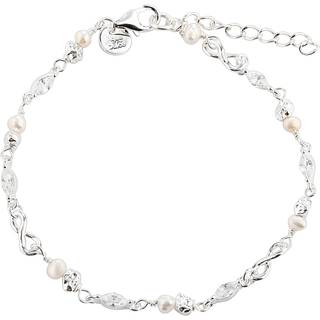 WHITE GARDEN BRACELET | SILVER
