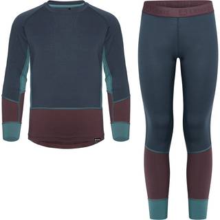 Urberg Juniors' Tree Base Layer Set Blue Nights, 134/140