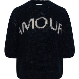Noella Amour Knit Black Offwhite Combo