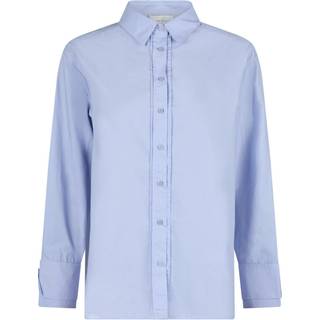 Neo Noir - Hesther Poplin Shirt - Light Blue