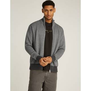 Mouline Zip Thru Striktrøje, Dark Grey/Light Grey, S