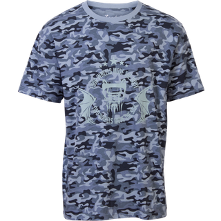 Loaded Mass Herre T-shirt - P21 AOP Denim Camou - L