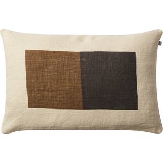 Chhatwal & Jonsson Deepak Pudebetræk 40x60 Cm / Mørkebrunt - Pyntepuder & Betræk Hør Taupe - CC370280-24B