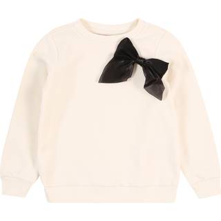 KIDS ONLY Bow langærmet o-neck sweat - CLOUD DANCER