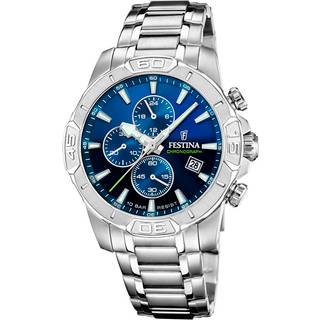 Festina F20704/4 Herrenuhr Chronograph Schwarz/Blau