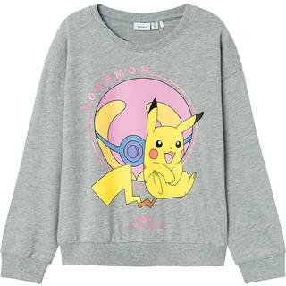 Name It Grey Melange Pokemon Sweatshirt
