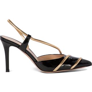 Gianvito Rossi 85 patent leather slingback pumps - black - EU 38