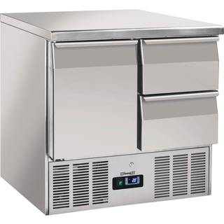 Saladette - Køleserveringsbord 2 skuffer 1 låge GN 1/1