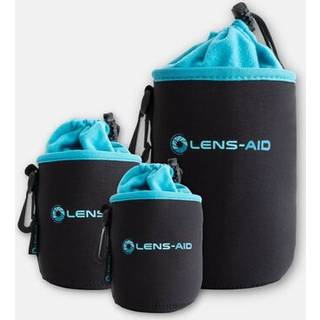Lens-Aid Neoprene lens bag with fleece lining Set: XS, S, M