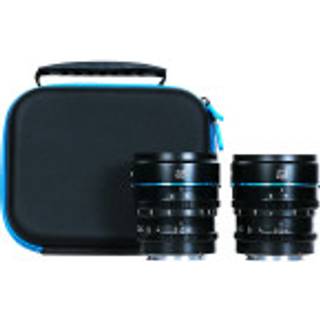 Sirui Night Walker 16 + 75mm T1.2 S35 Manual Focus Cine Lens Set with Case E-mount black