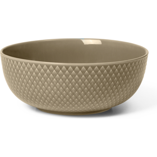 Lyngby Porcelæn Rhombe Earth skål Ø15,5 cm Clay