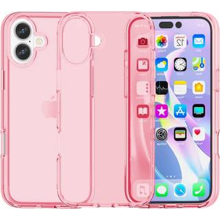 EIDERWOOD iPhone 16 Hybrid Cover - Gennemsigtig Lyserød